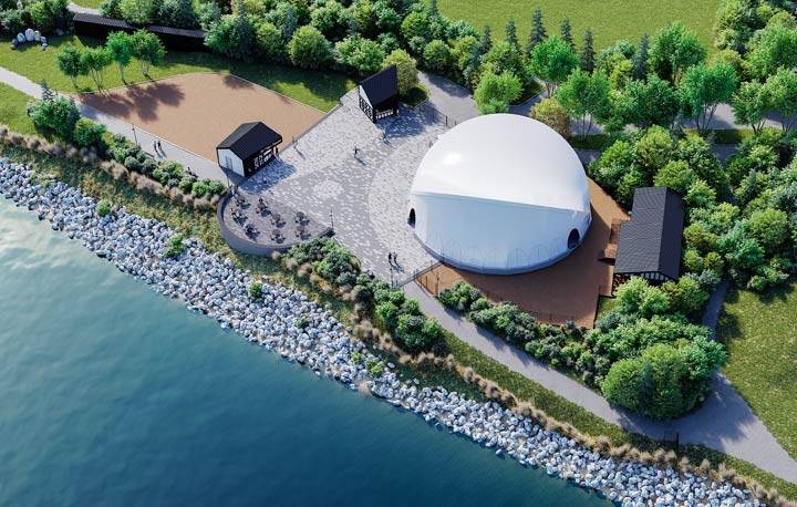 Construction of the new permanent Shakespeare on the Saskatchewan is on schedule, but hasn't decided if this year's festival will continue.