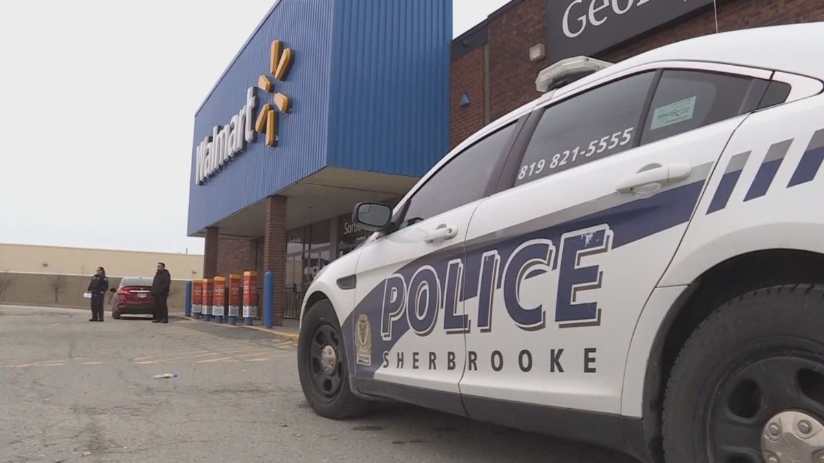 Police were called to a Walmart in Sherbrooke after an altercation on Saturday, April 4, 2020.