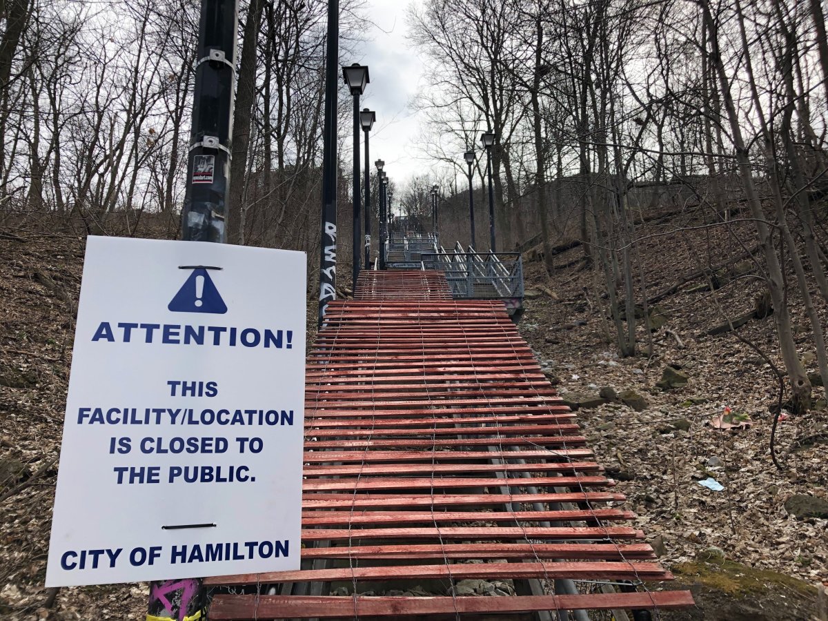 Hamilton's various escarpment stairs will reopen this weekend. The city says barrickades will come down on Friday.