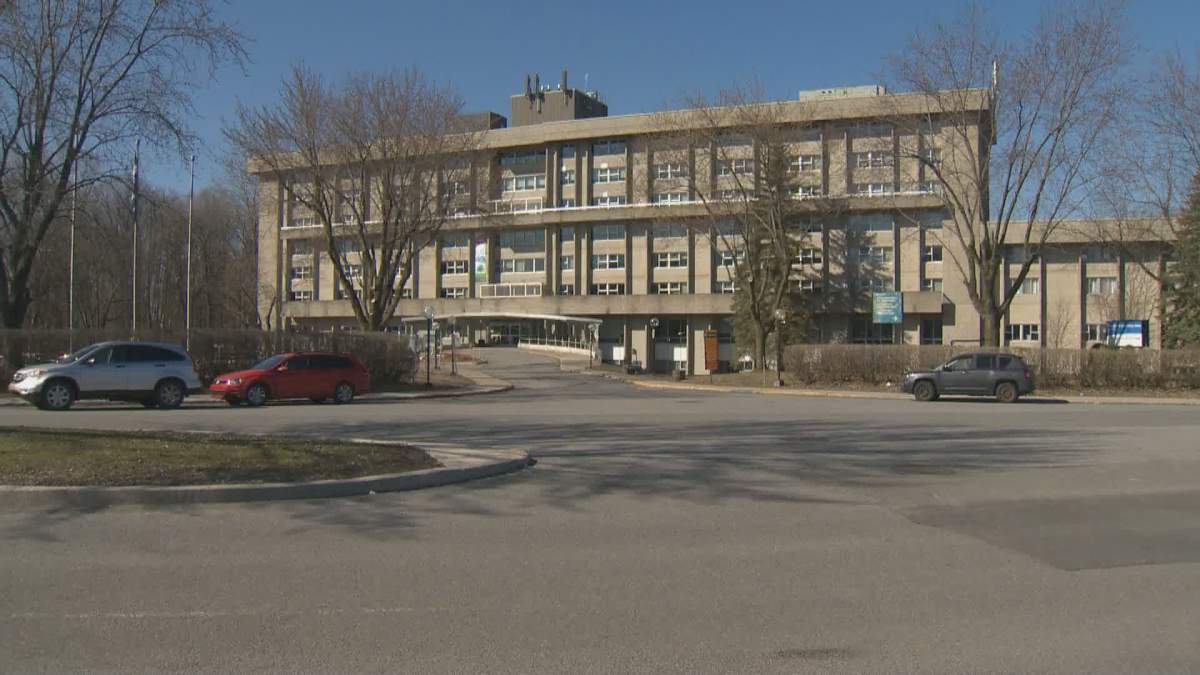 Centre d'hébergement Ste-Dorothée in Laval is pictured on April 7, 2020.