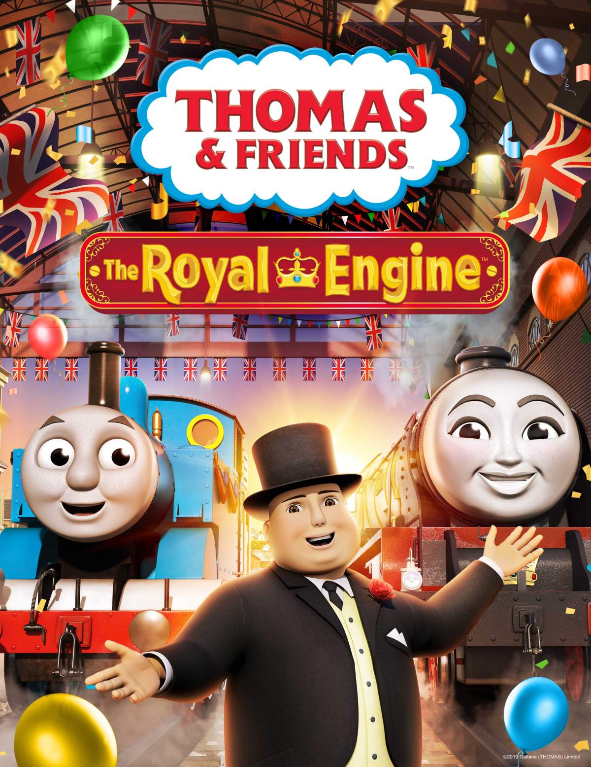 Logo and key art for the new animated special ‘Thomas & Friends: The Royal Engine.’ The special will air on Treehouse on May 8 at 6:05 p.m. and will be available to stream on STACKTV. (Treehouse/Corus)