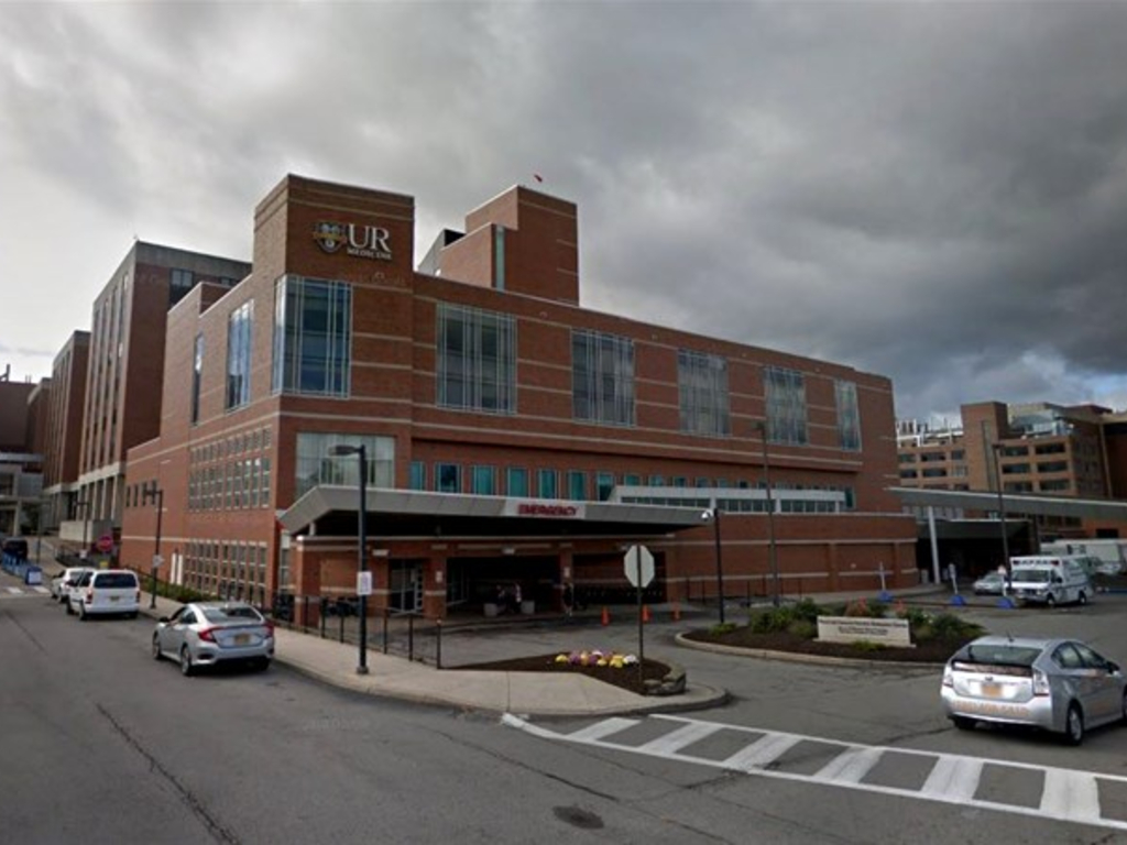 A man hid his COVID-19 symptoms to visit his wife in the maternity ward at UR Medicine in Rochester, N.Y.