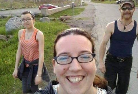 Emily Tuck (left), Jolene Oliver (middle) and Aaron Tuck (right) have been identified as victims of the Nova Scotia mass shooting.