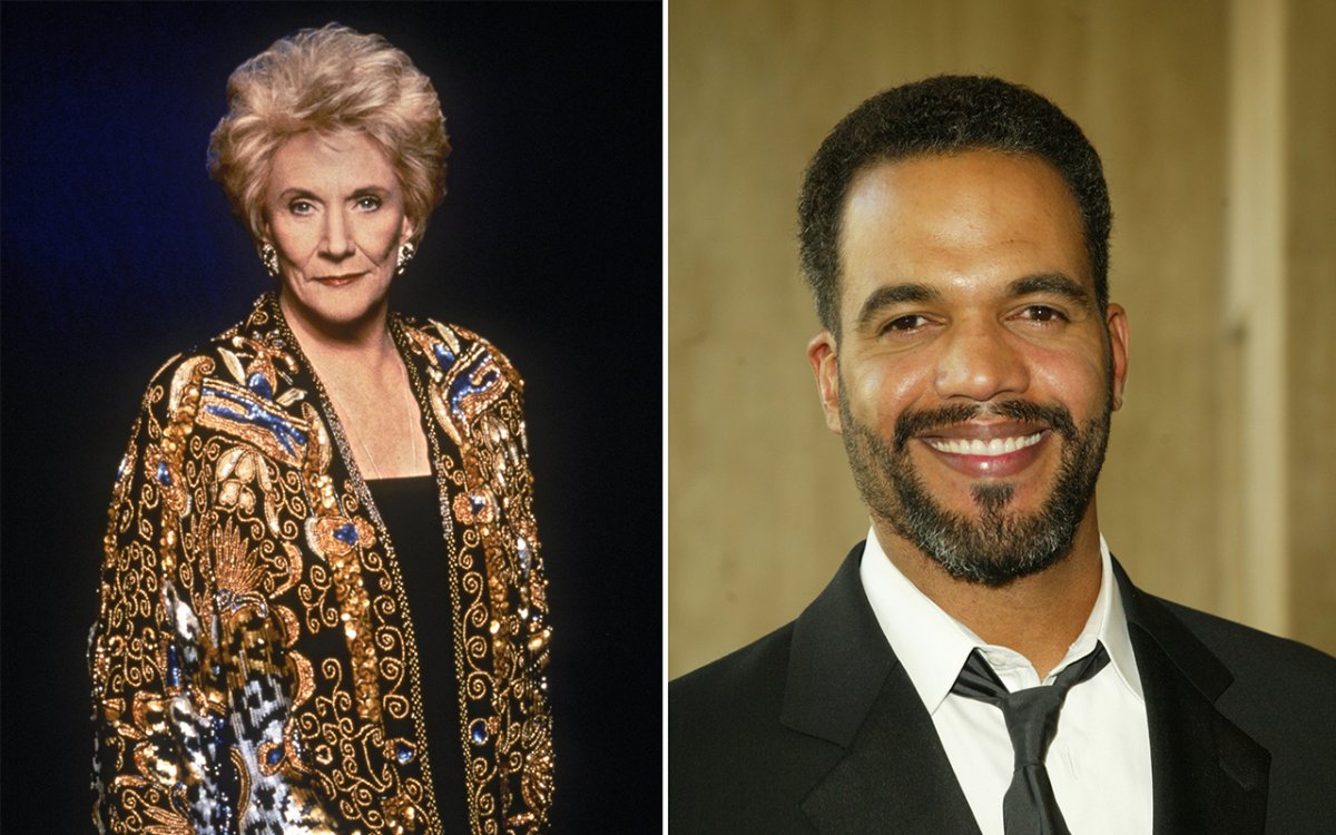 (L-R): The late Jeanne Cooper and Kristoff St. John.
