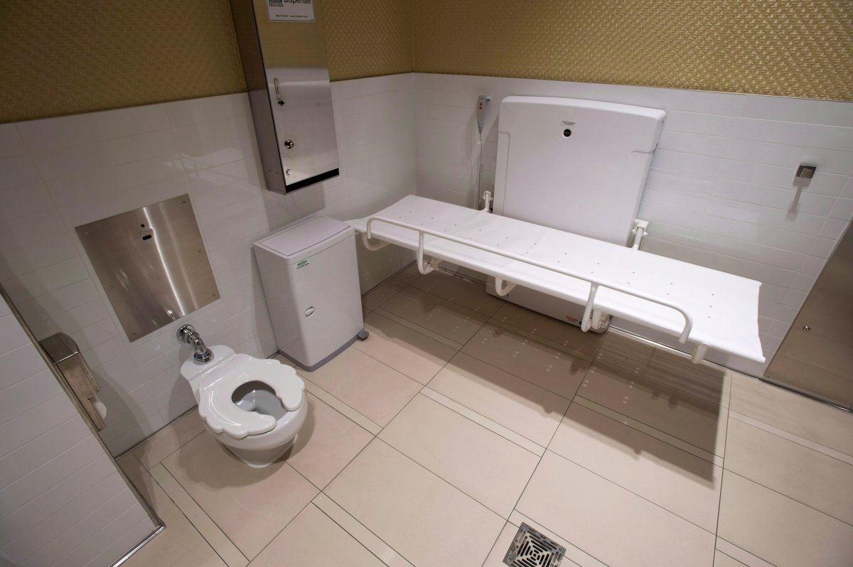 File photo - a public washroom.