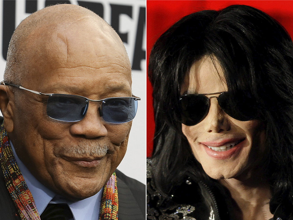 Quincy Jones and  Michael Jackson in file photos. 