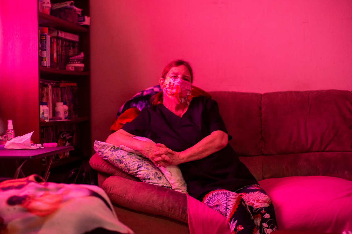 Jackie Potter is photographed at her home in Hamilton, Ont., Wednesday, April 29, 2020. 