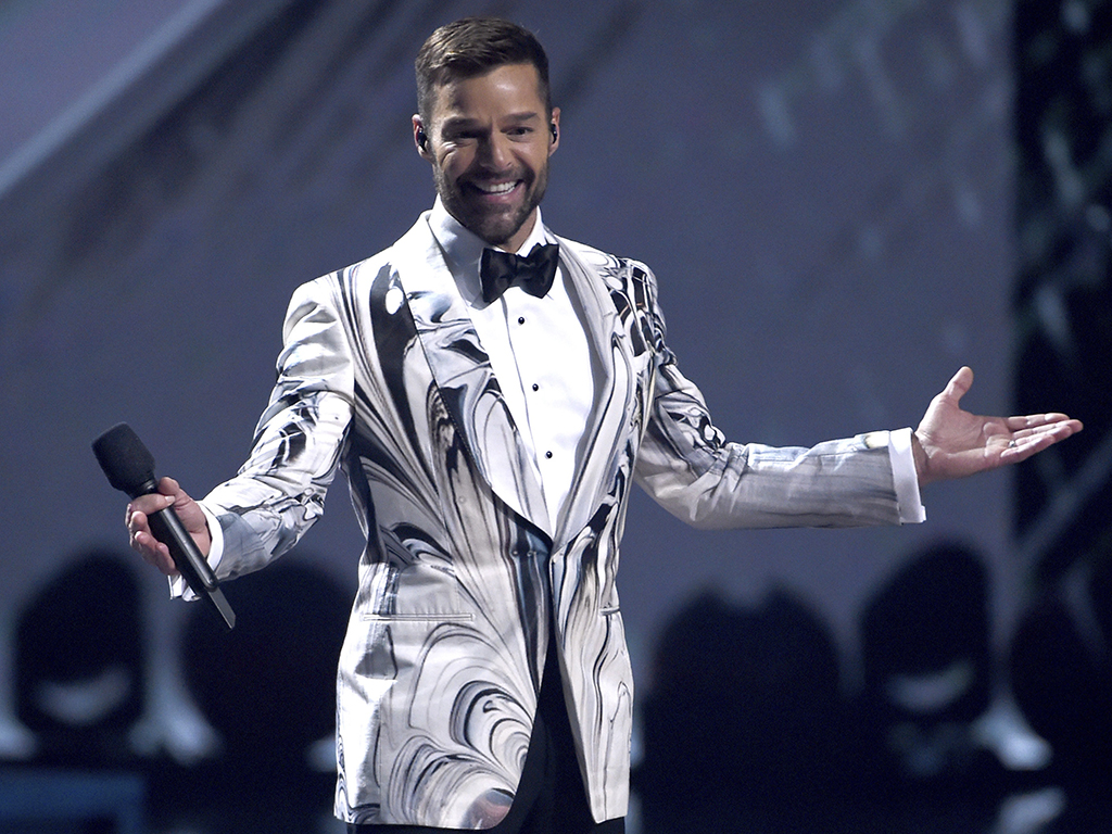 This Nov. 14, 2019 file photo shows host Ricky Martin at the 20th Latin Grammy Awards in Las Vegas, Calif.