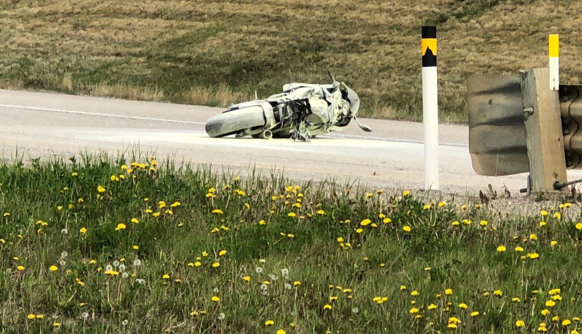 Police investigated a serious crash in north Calgary on Friday, May 29, 2020.