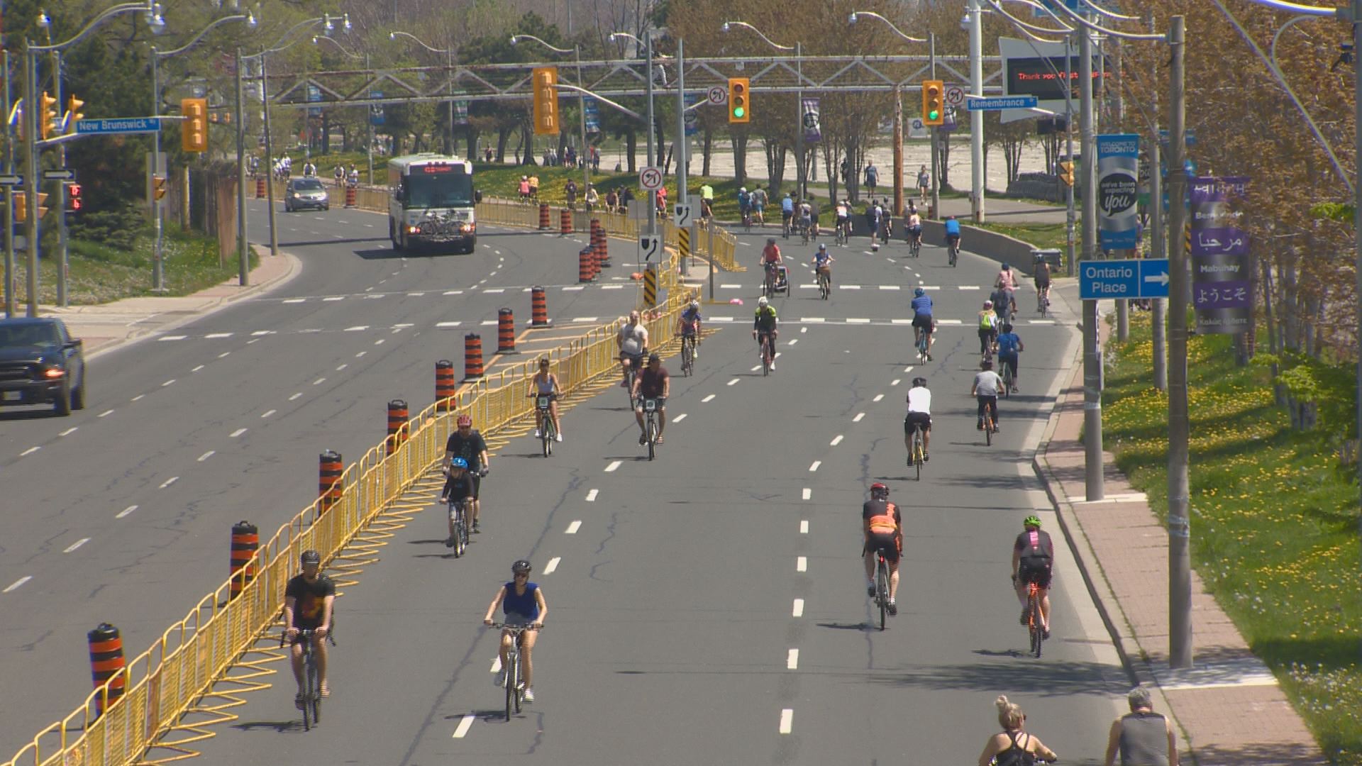 ActiveTO turns several major Toronto streets to pedestrians and