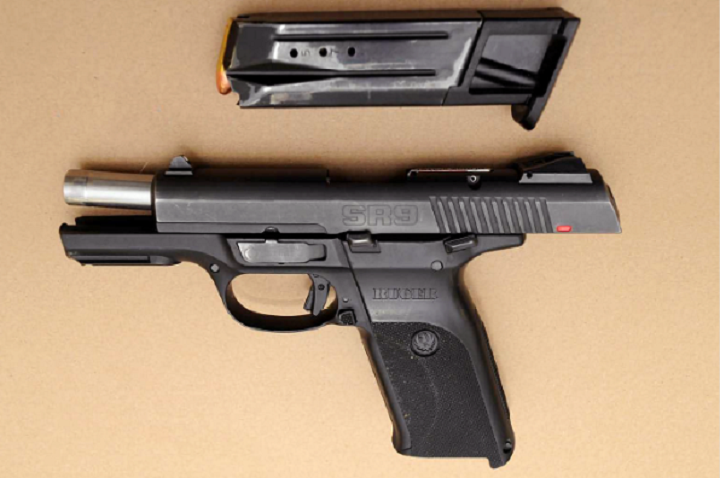This handgun was seized during an Edmonton Police Service Investigation in June 2019.