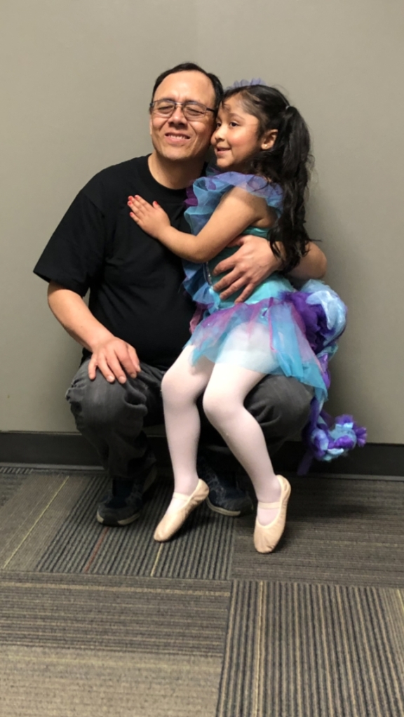 Benito and his daughter, Arexia.