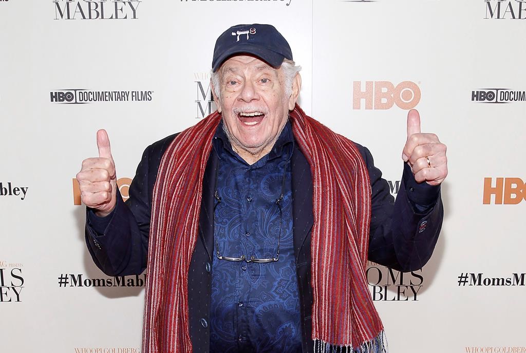 FILE – In this Nov. 7, 2013, file photo, actor Jerry Stiller arrives at the special screening of HBO’s documentary ‘Whoopi Goldberg presents Moms Mabley’ at The Apollo Theater in New York. (Photo by Mark Von Holden/Invision/AP)