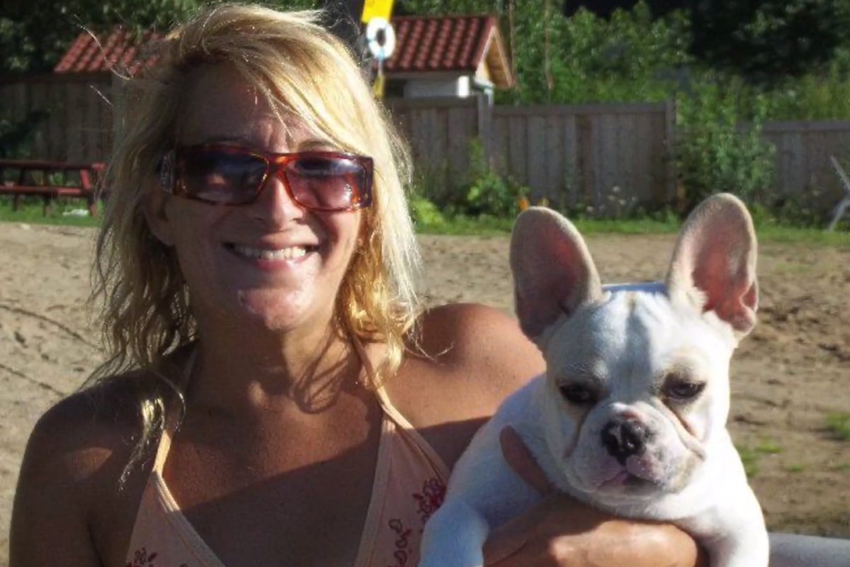 Lisa Urso is shown with a French bulldog in this file photo. It's unclear if the animal is the one that attacked her.
