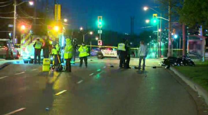 The crash happened before 8 p.m. on Tuesday.
