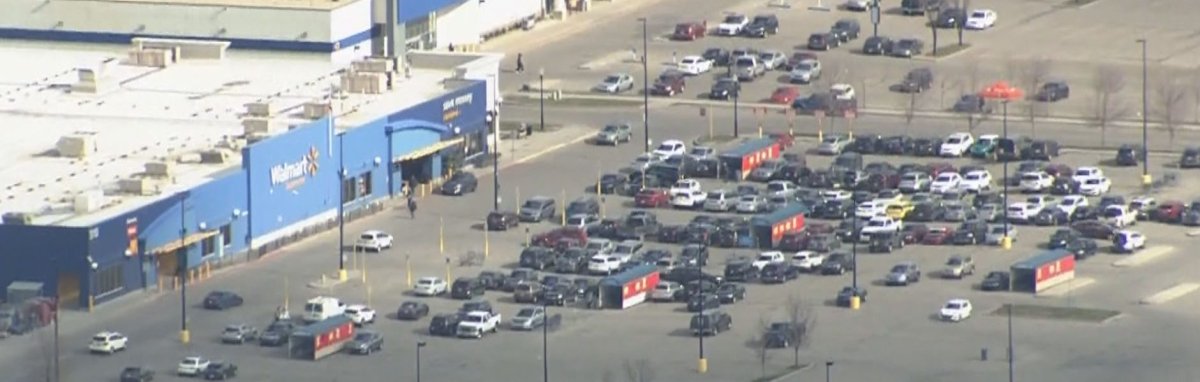 The Shawnessy Walmart Supercentre in Calgary, Alta., pictured on Tuesday, May 12, 2020.