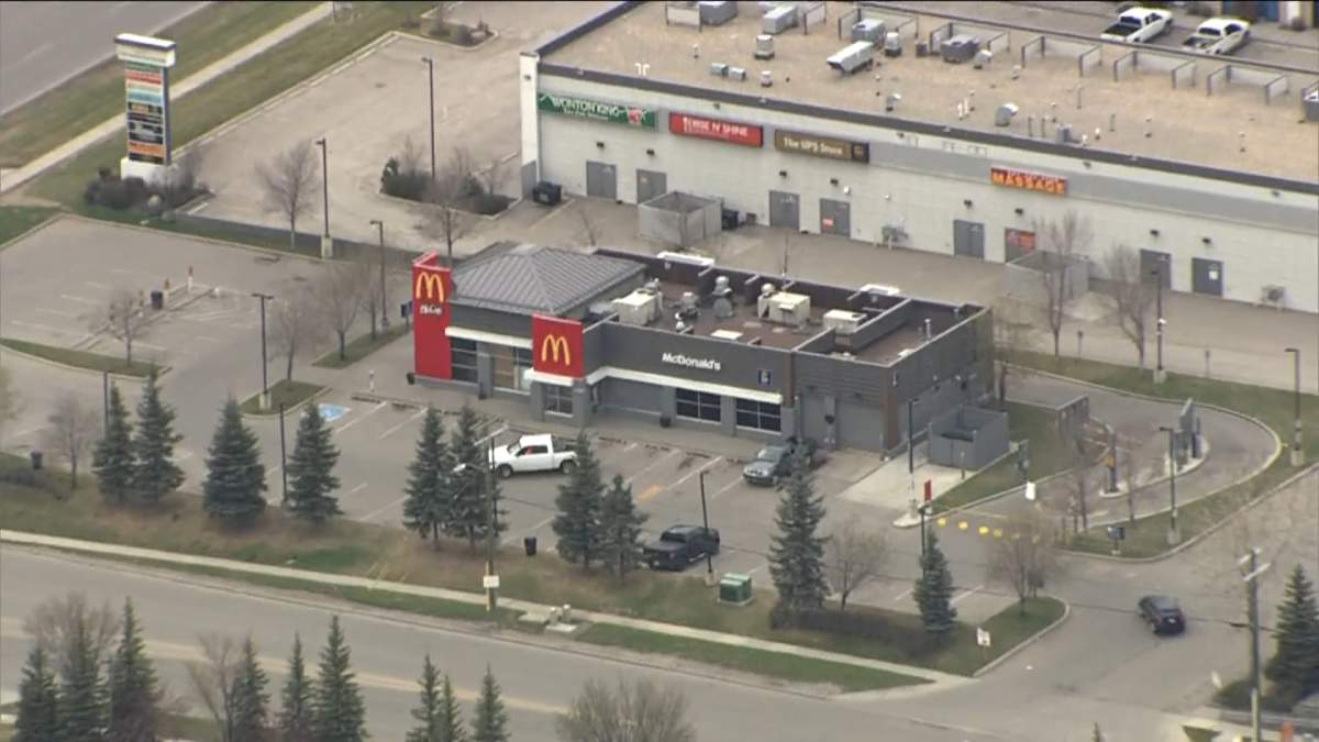 The McDonald's at 5326 72 Avenue S.E. in Calgary, Alta., pictured on Monday, May 11, 2020.