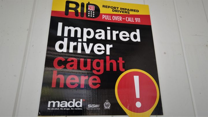 The signs will first appear throughout Regina and Estevan, before eventually reaching other parts of the province.