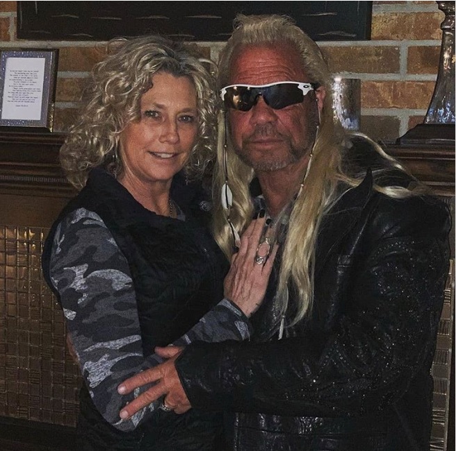 Dog the Bounty Hunter and his fiancée Francie Frane.