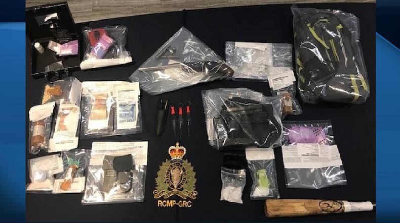 Police say the search warrant at the home in Napan, N.B., was executed on Friday, May 8, 2020. 