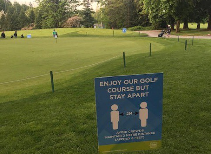 Two of Vancouver's three municipal golf courses reopened on Friday. 