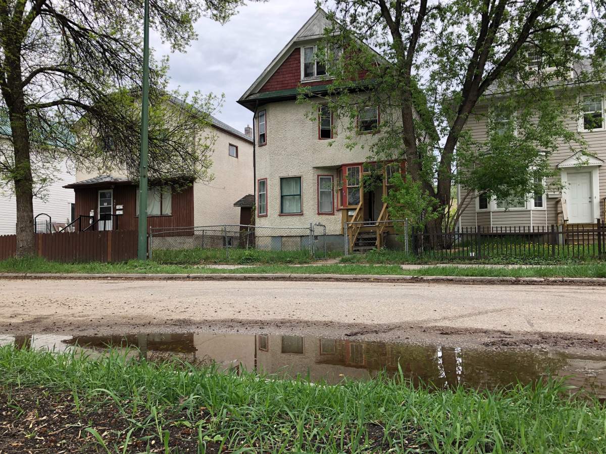 The home where the fire happened on Agnes Street.