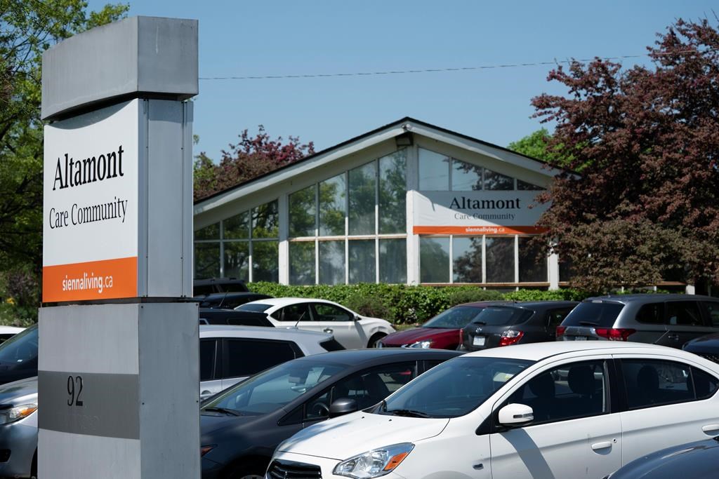 The Altamont Care Community long-term care home is shown in Toronto on Tuesday, May 26, 2020.