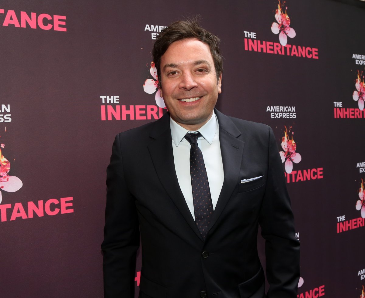 Jimmy Fallon poses at the opening night of the new Matthew Lopez play 'The Inheritance' on Broadway at The Barrymore Theatre on Nov. 17, 2019 in New York City.