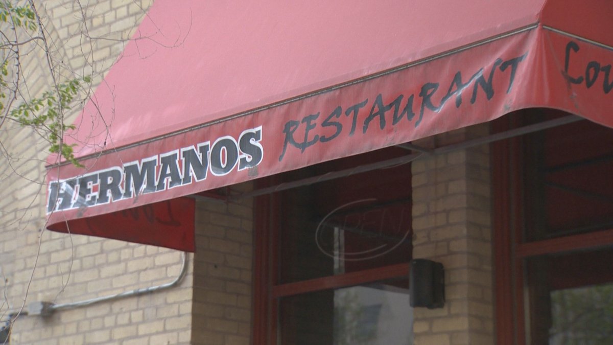 Hermanos Restaurant on Bannatyne Avenue is shutting down.