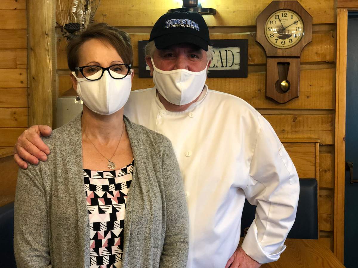 Linda and John Godfrey own the Homestead Restaurant in Riverview, N.B.