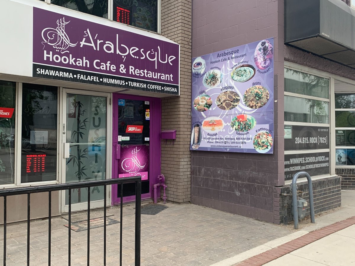 Arabesque Hookah Cafe and Restaurant was issued a fine this week for not following Public Health Act rules.