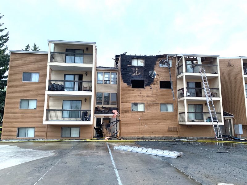 4 people taken to hospital after fire at St. Albert ...