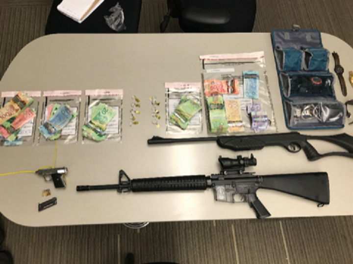 Items seized from a Mill Woods home during a major drug and stolen property investigation. 