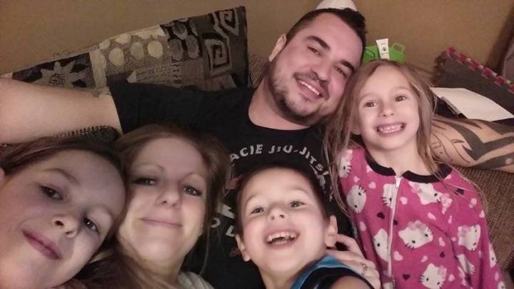 Jacob Sansom and his family.