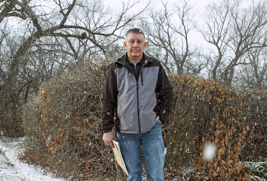 Chief Ron Mitsuing of the Makwa Sahgaiehcan First Nation poses for a photo at the Legislative Building in Regina on Wednesday, Nov. 27, 2019. A few months before the novel coronavirus arrived in Canada, the Makwa Sahgaiehcan First Nation at Loon Lake, Sask. was already raising the alarm over suicides in the community, about 360 kilometres northwest of Saskatoon.