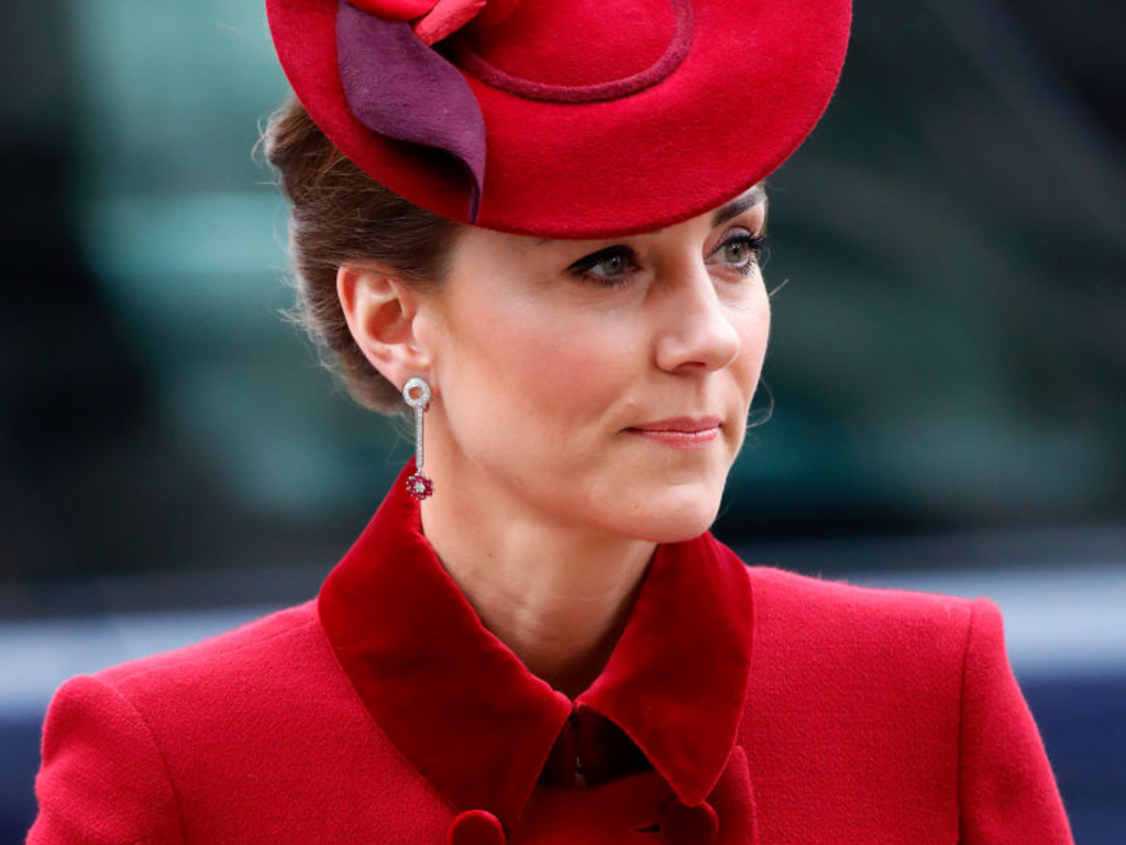 Catherine, Duchess of Cambridge attends the Commonwealth Day service 2020 at Westminster Abbey on March 9, 2020 in London, England.