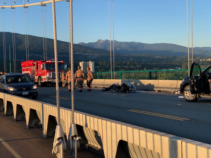 Motorcyclist seriously injured after multi-vehicle crash shuts