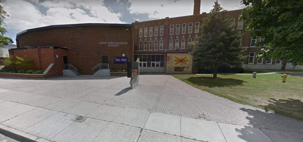 London South Collegiate Institute at 371 Tecumseh Ave. in London, Ont.