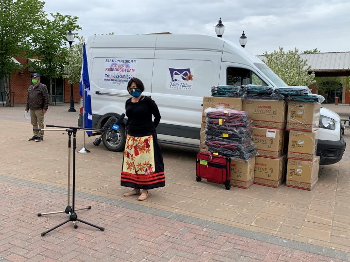 Angela Bishop started the Masked Makers  in the earlier stages of the COVID-19 outbreak.