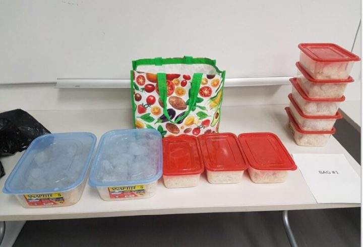 Police allege 43 kilograms of crystal meth was seized.