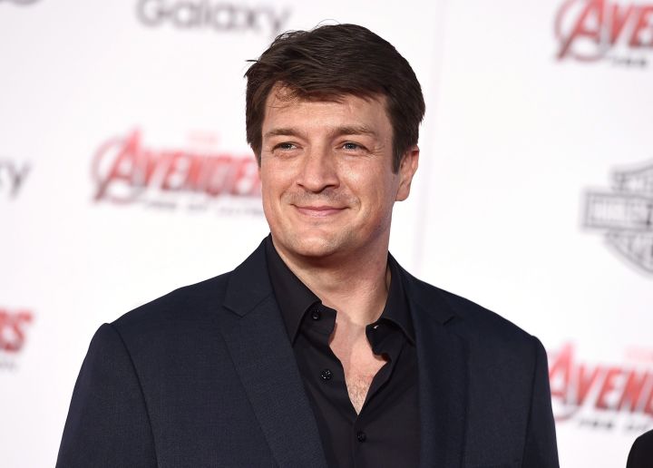 Nathan Fillion arrives at the Los Angeles premiere of "Avengers: Age Of Ultron" at the Dolby Theatre on Monday, April 13, 2015.