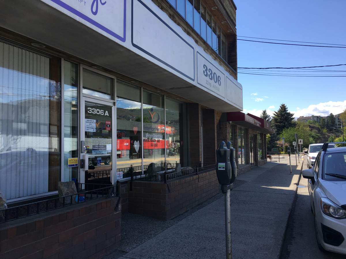 The Downtown Primary Care Centre is located at 3306A 32nd Ave. in Vernon.