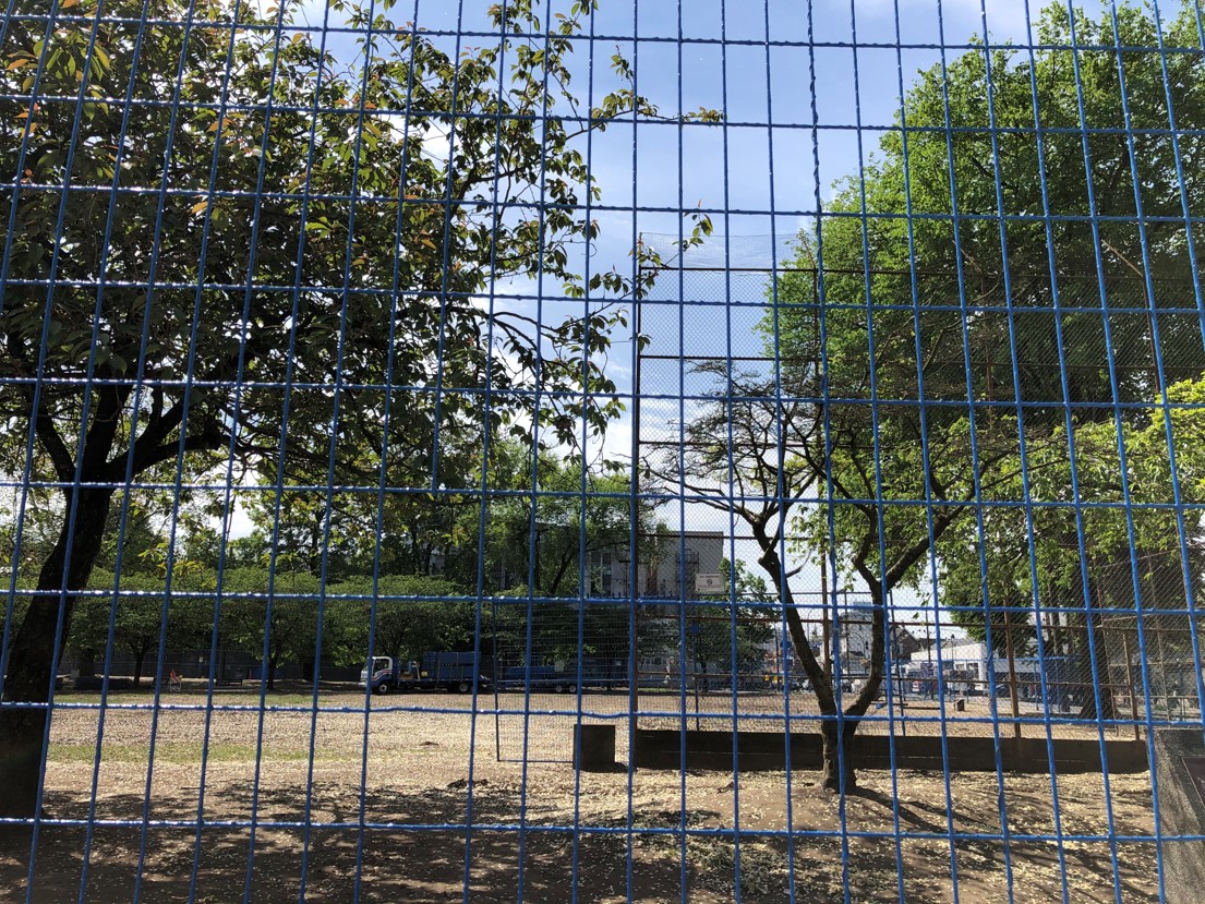 Oppenheimer Park on Monday, May 11, 2020, after campers have been cleared out.