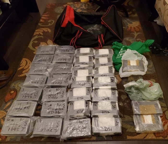 Alleged drugs seized as part of Project Corredor.