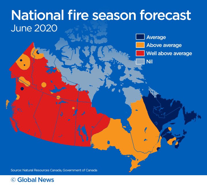 Canada’s wildfire season expected to be ‘well above average’ Natural