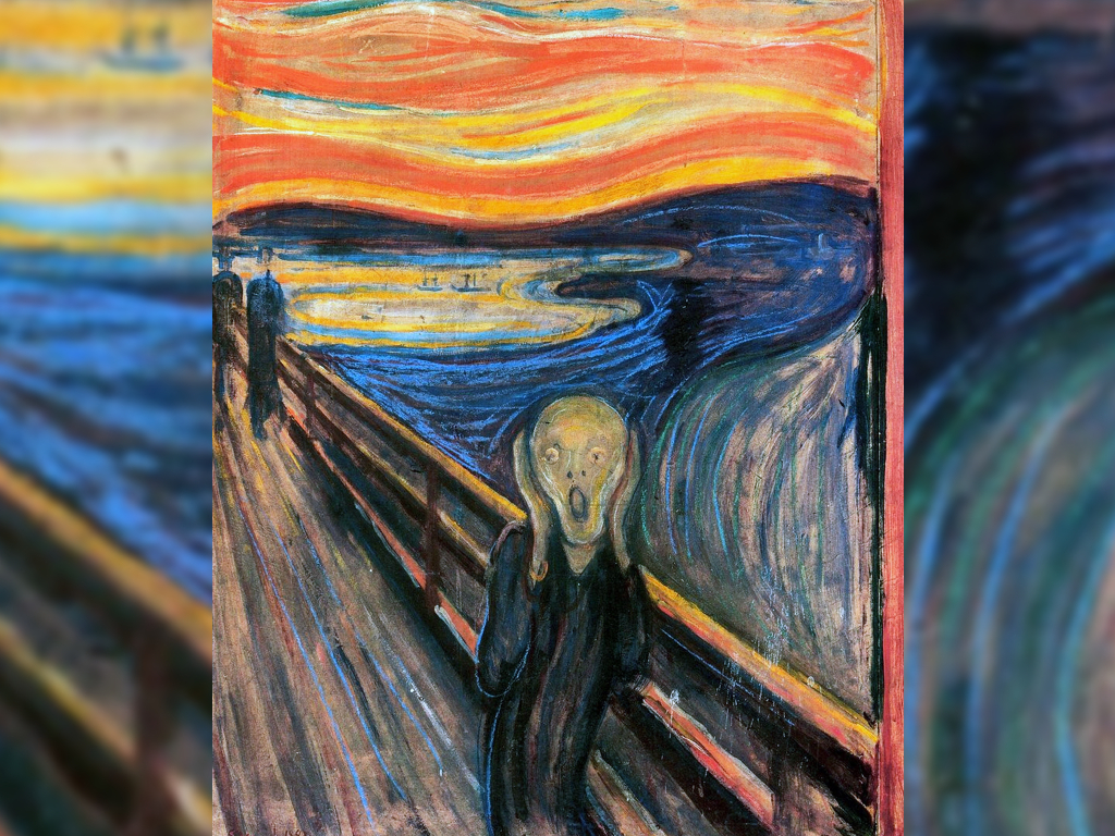 Scream painting fading due to viewers breath says new study