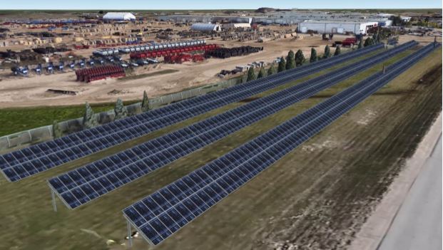 The project would be the SES Coop's largest solar panel array.
