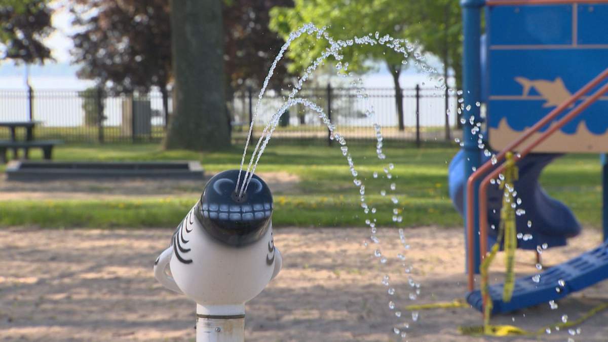 file photo of splash pad.
