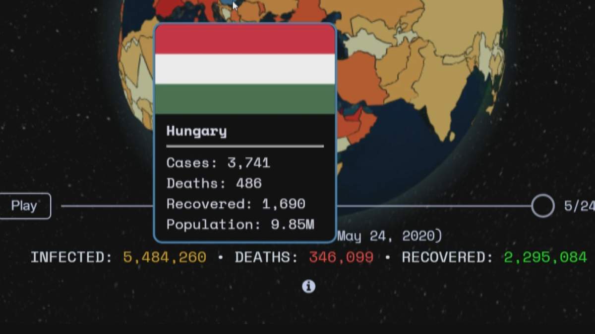 A 3D, interactive website created by a Calgary high school student shows how the novel coronavirus has spread across the world.