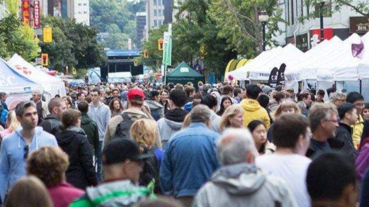 An undated photo taken from Supercrawl in 2018. The major event will return to Hamilton's James Street North in September 2022.